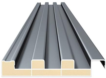 Roofing Sheets Aluminum Alloy Insulated Roofing Cladding Board, Versatile Awning Top Cover for Home Projects, Replacement Roof Panels 1.1 1.2 1.3 1.5 2 M(1.9m/6.2ft)
