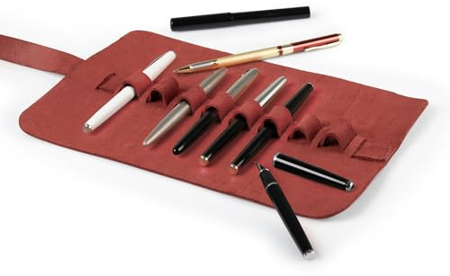 Londo Etui für Stifte und Bleistifte aus echtem Leder