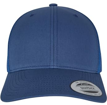 Flexfit Unisex Retro Trucker Cap, Klassische Trucker Cap mit Mesh-Rückseite, one Size, Light Navy