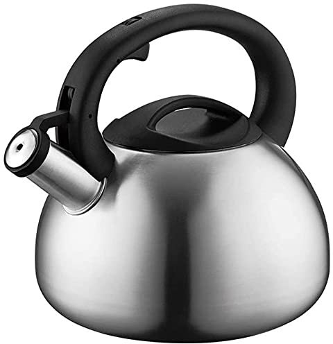 MYVVKIA Teapot Whistling Tea Kettle Whistling Teapot Stainless Steel Teapot for Stove Ergonomic Handle Suitable for Home Kitchen