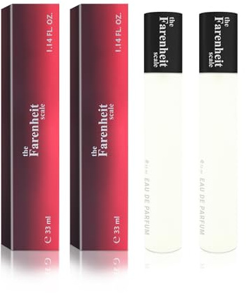NAINA Herren Parfüm Set The Farenheit Scale 2x 33ml Eau de Parfum Spray | Inspirierte Parfum Männer Set, Parfümfläschchen Flakon, Einzigartige Düfte und Dufterlebnisse, Aromatisches Herrendüfte