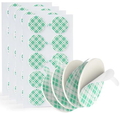 3M Rundes Doppelseitiges Klebeband Heavy Duty 3cm Durchmesser aus 3M 4026 Urethanschaum 40PCS Schaumstoffpads für Wände Autos Heimbüros DIY Karten Bilder 0.15cm Dick Weiß