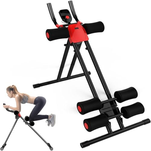 Bauchtrainer, Bauchmuskeltrainer, faltbar, Bauchmuskeltrainer, Bauchmuskeltrainer, für zu Hause, Fitnessstudio, Taillentrainer, Bauchmuskelmaschine für den Bauch