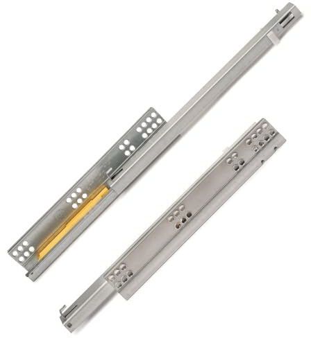 Unterflurführungen, Tragkraft: 25 kg (56 lbs), 450 mm (17-23/32″), Ausführung: Teilauszug mit Push-to-open, 3123405 für Holzschublade, Holztablar