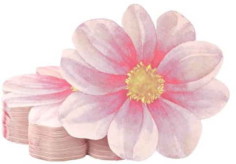Ovanda 20 Blumen Servietten 33 x 33 cm für Frühling, Ostern & Geburtstag
