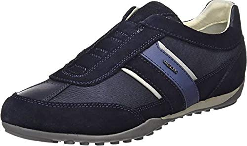 Geox Herren U Wells Sneakers, Navy, 46 EU