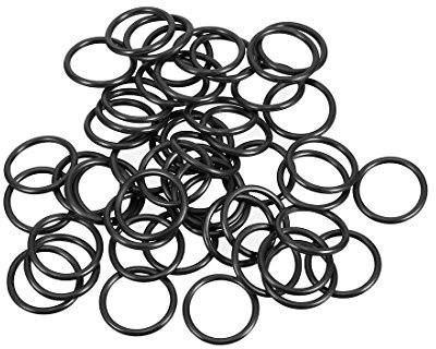 sourcing map 50 Stück O-Ringe Nitrilkautschuk Dichtung Dichtungsring Dichtungen 16mm AD 13mm ID 1,5mm Breite