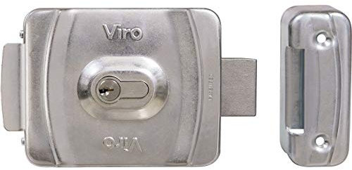 Serratura Elettrica Viro K Per Cilindro Europeo V9083 Codice 321 9087 Argento