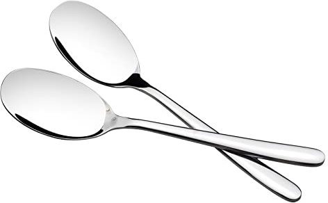 Parlynies Set of 6 Stainless Steel Large Serving Spoon, Salad Serving Spoons