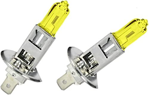 2x Jurmann H1 55W 12V Original Golden Vision Gelb Yellow Scheinwerfer Ersatz Halogen Lampe E-geprüft