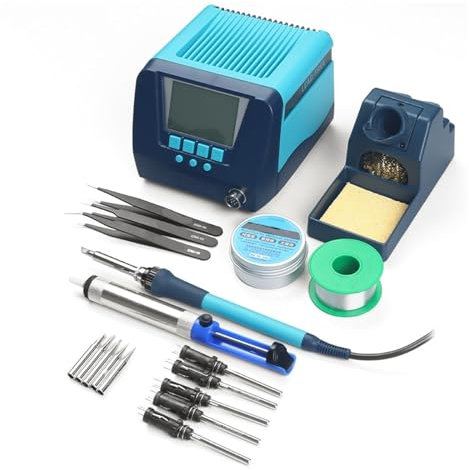 Station de soudage numérique, Kit D'outils De Station De Soudage BK90, Équipement De Soudage Professionnel À Température Constante Avec Transformateur, Veille Automatique pour les débutants et les bri