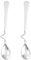 RDNKVB 2 Piezas Cuchara de Mermelada, Cuchara de Latte Macchiato de Acero Inoxidable,para Ieche, Café, Miel, Mermelada, té