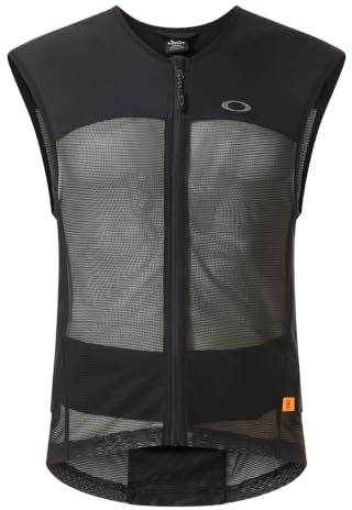 Oakley Mens Snowbound D3O Back Guard Vest, Blackout, X-Large
