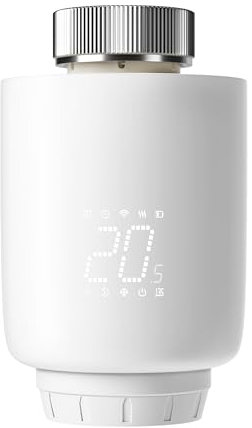 DEWENWILS Smartes Heizkörperthermostat WiFi, Programmierbar Heizungsthermostat, Heizungssteuerung per App, Kompatibel mit Amazon Alexa & Google Assistant, Kein Gateway erforderlich, energiesparend