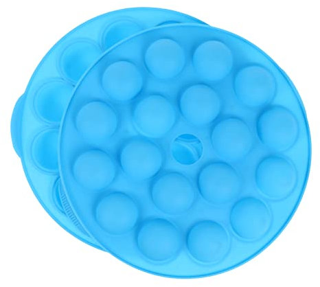 Amosfun Moule En Silicone Polyvalent Pour La Fabrication De Sucettes À Gâteau Rond 18 Trous Lavable Au Lave-vaisselle