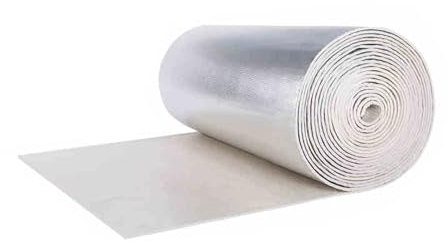 Isolation Auto-adhésive En Feuille D'aluminium, Panneau Isolant En Caoutchouc En Feuille D'aluminium, Tapis D'isolation Phonique, 10-30 Mm D'épaisseur, For Une Utilisation Dans Les Murs(53.82 sqft,30m