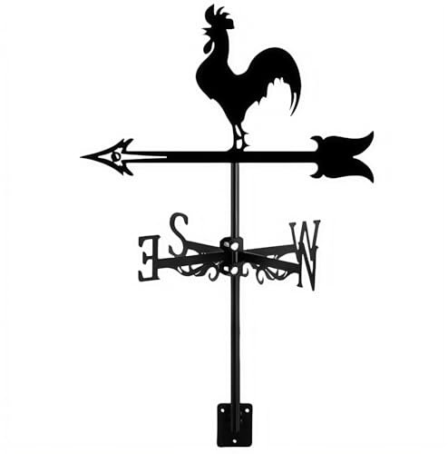 Wetterfahne, Tier-Wetterfahne, Wetterfahne aus Metall,Wetterfahne mit Vogel/Motiv geeignet für den Außenbereich Einfache Installation, Garten- und Hofdekoration(D)
