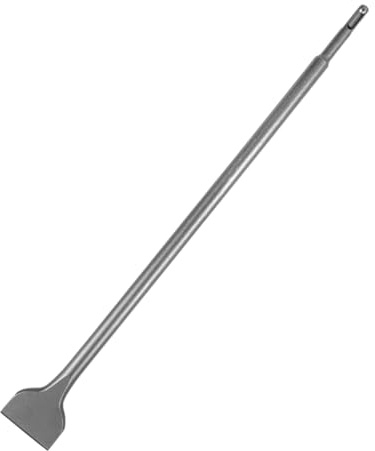 Monkey King Bar SDS Plus Chisel, 450x40MM Bent Tile Removal Chisel for SDS Plus Rotary Hammer Drill, Alloy Steel Shovel, Sharp Head for Ceramic Tile Cement Thinset Mortar Vinyl