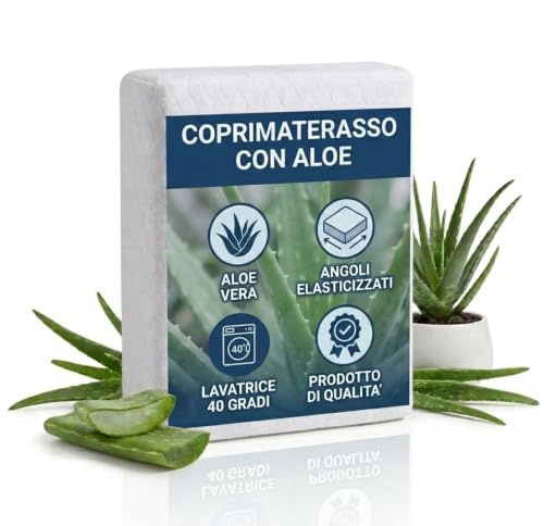Caleffi - Coprimaterasso Una Piazza Mezza – 130x200 cm con Angoli Elasticizzati 25cm – 100% Cotone Traspirante – Protezione e Comfort per Letto 1 Piazza e Mezza - Copri Materasso 1 Piazza e Mezza