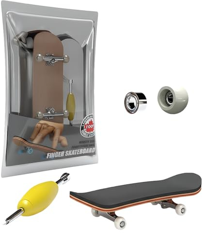 llikknve Finger Skateboards | Wooden Fingerboard with Screwdriver - Professional Fingerboard for Tricks & Fun, Gift for Office Workers