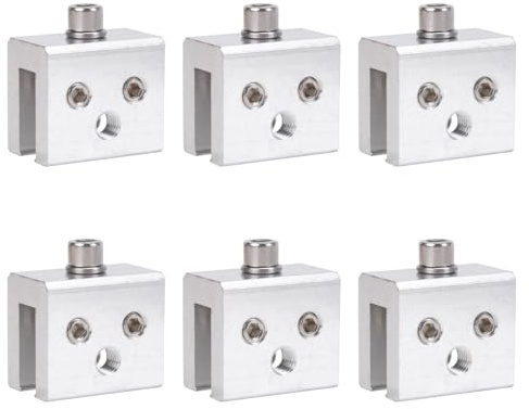 rockible Abrazaderas de fijación para techos de Junta, Profesionales, Resistentes, Accesorios, Soporte para Paneles solares, Metal, Abrazadera de, 6 Piezas