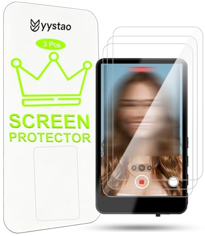 yystao 3 pellicole protettive per display SYNCO XView Selfie Monitor, PET ad alta trasparenza, antigraffio