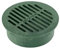 NDS 50, 6 In. Round Grate Drain Cover, Connects to Speed-D Catch Basin Drain,Drain Pipes & Fittings, for Small Lawns, Landscaping, and Patios,Green