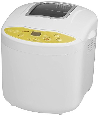 Breadman TR520 Programmable Bread Maker for 1, 1 ½ , and 2-Pound Loaves, Cream,White