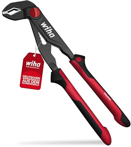 Wiha Z22030002SB Industriel Pince multiprise 300 mm étendu avec bouton-poussoir, Multicolore