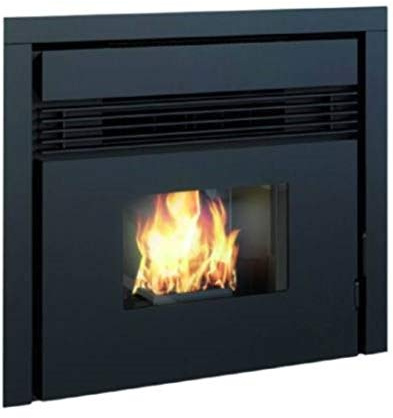 EVA STAMPAGGI PREZZEMOLO Pella o Pellet Schwarzer Kamin, 613 mm, 463 mm, 558 mm, 84 kg