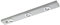 EGLO Kob Luz led para montar bajo mueble, lámpara de cocina de 3 focos de metal en plata con interruptor basculante, luz led para cocina, blanco cálido