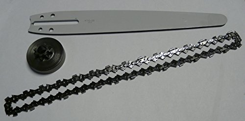 KIT BARRA CARVING 25 CM + CAMPANA DA 1/4 + CATENA DA 1/4 60 MAGLIE