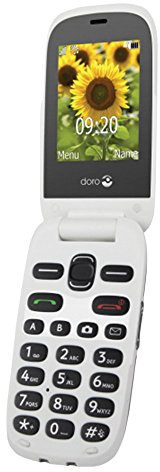 Doro 6030 Easy To Use Camera Phone With Large Display - Graphite/White (Renewed)