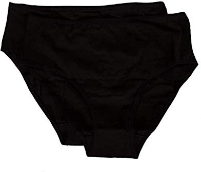 RAGNO 2 Slip Donna Vita Alta Biocotton 07455q, Nero, 4