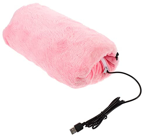 BESPORTBLE Elektrische Hand Muffs Weiche Plüsch Handwärmer Kissen USB Aufladen Winter Warme Faux Pelz Muffs Geburtstag Frauen Braun