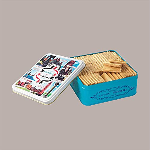 BABBI Waferini Romagna alla Vaniglia e Nocciola, Confezione Regalo in Latta 830g, Lucgel