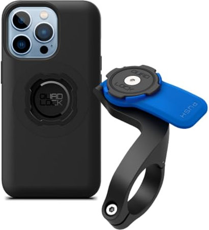 QUAD LOCK Out-Front Handyhalterung Fahrrad mit iPhone 13 Pro MAG Handyhülle