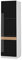 Vicco Oven housing cabinet Fame-Line, Black oak high gloss/White, 60 cm