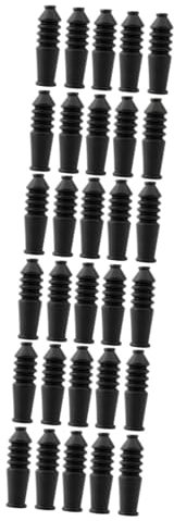 SUPVOX 30pcs Mountain Folding Bicycle Brake Elbow Cable Protection Cover Accessories Rubber Sleeve for Cycling Cap and Cable Protection during Riding