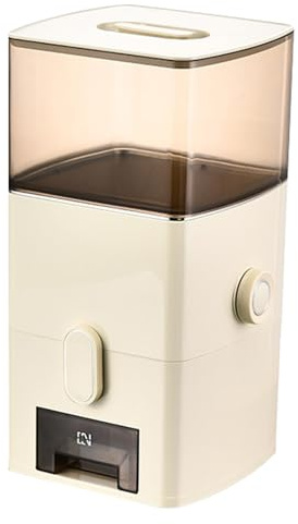Dispenser per cereali da banco, contenitore dispenser organizzativo da 6 litri, secchio per riso sigillato a prova di umidità, dispenser trasparente per caramelle, contenitore grande per riso per casa