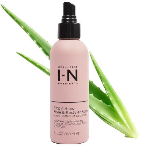 Intelligent Nutrients, Amplifi Hair Spray volumizzante e modellante senza alcol, volume maggiore, trasforma i capelli donando lucentezza naturale, 150ml.