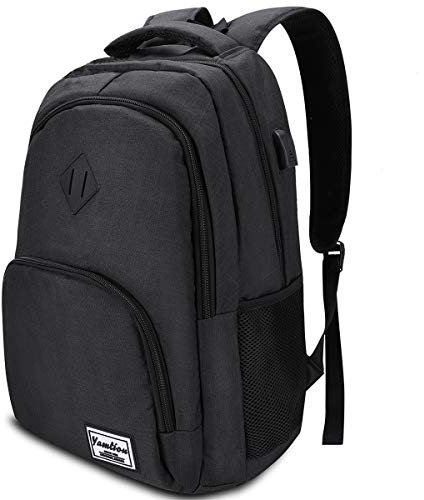 YAMTION Mochila Escolar,17.3 pulgadas Mochila Ordenador Mochila Portatil para Adolescente Estudiante Universidad Instituto Oficina Trabajo Hombre Mujer