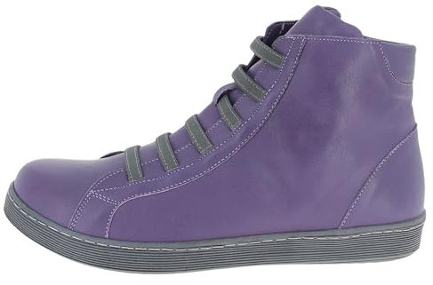 Andrea Conti Damen High Top Sneaker, lila, 39 EU