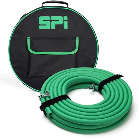 SPI 15M Drain Down Hose with Hose Bag - SPI Drain Down Hose Kit, 15-Meter Pipe with 2 Hook and Loop Storage Straps, 2 Clamps, with Anti-Kink Technology All Supplied in/with The Bag