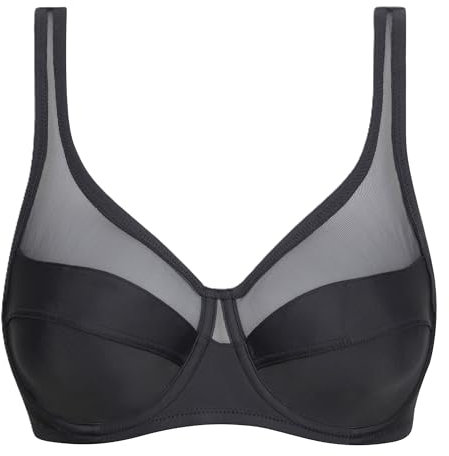 DIM Femme avec Armatures Generous Classique X1 Bra, Gris Granit, 95E EU