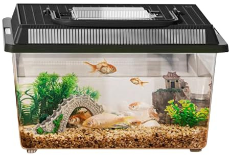 Faunarium Standard Reptilienbecken | Habitat-Tragetasche mit Griff für Haustiere, Gecko und, Futterspender für, Vogelspinne, Schnecke