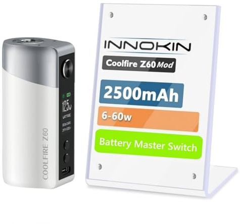 For Innokin CoolFire Z60 Mod Batería 2500 mAh 60 W Modos VW/Coil+/Refresh