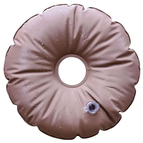 YIZITU Große befüllbare Wasserballast-Tasche, Strandschirm, Ständer, Stabilisator, Sonnenschirm, PVC-Basis, faltbar, winddicht, für den Außenbereich, faltbarer PVC-wassergefüllter Boden für