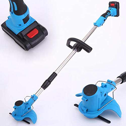 Tagliabordi Elettrico, tagliabordi Leggero Ricaricabile con Regolazione Multi-Angolo, Perfetto per la Cura del Prato da Giardino, agli ioni di Litio da 21 V