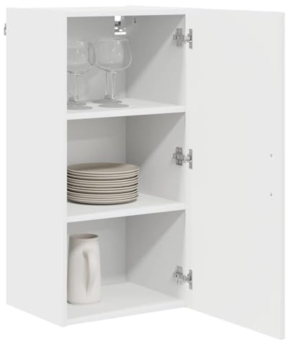 vidaXL Dishwasher Panel Kalmar High Gloss White 40 x 31 x 80 cm
